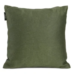 Outlet Iris Hantverk Demi Kudde Mossgrön/Svart