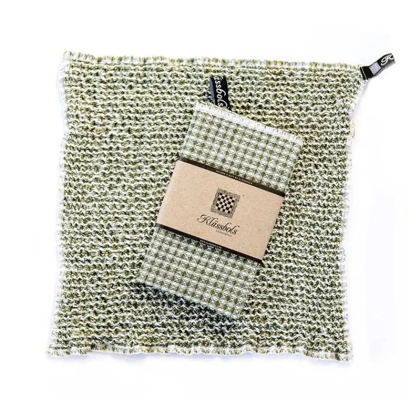 Sale Iris Hantverk Diskduk Mossgrön