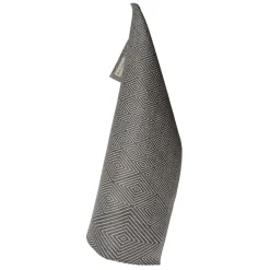 Hot Iris Hantverk Handduk Gåsöga Grafitgrå