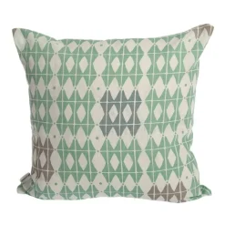 Hot Iris Hantverk Kuddvar Ruta 50 Dimgrön